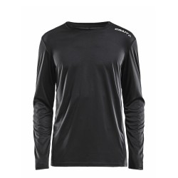 Rush LS Tee Black